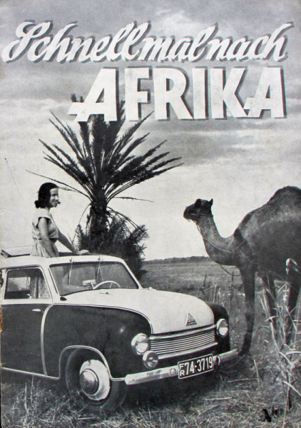 Lloyd Modelprogram 1953 "Schnell mal nach Afrika" Carbrochure (10166)